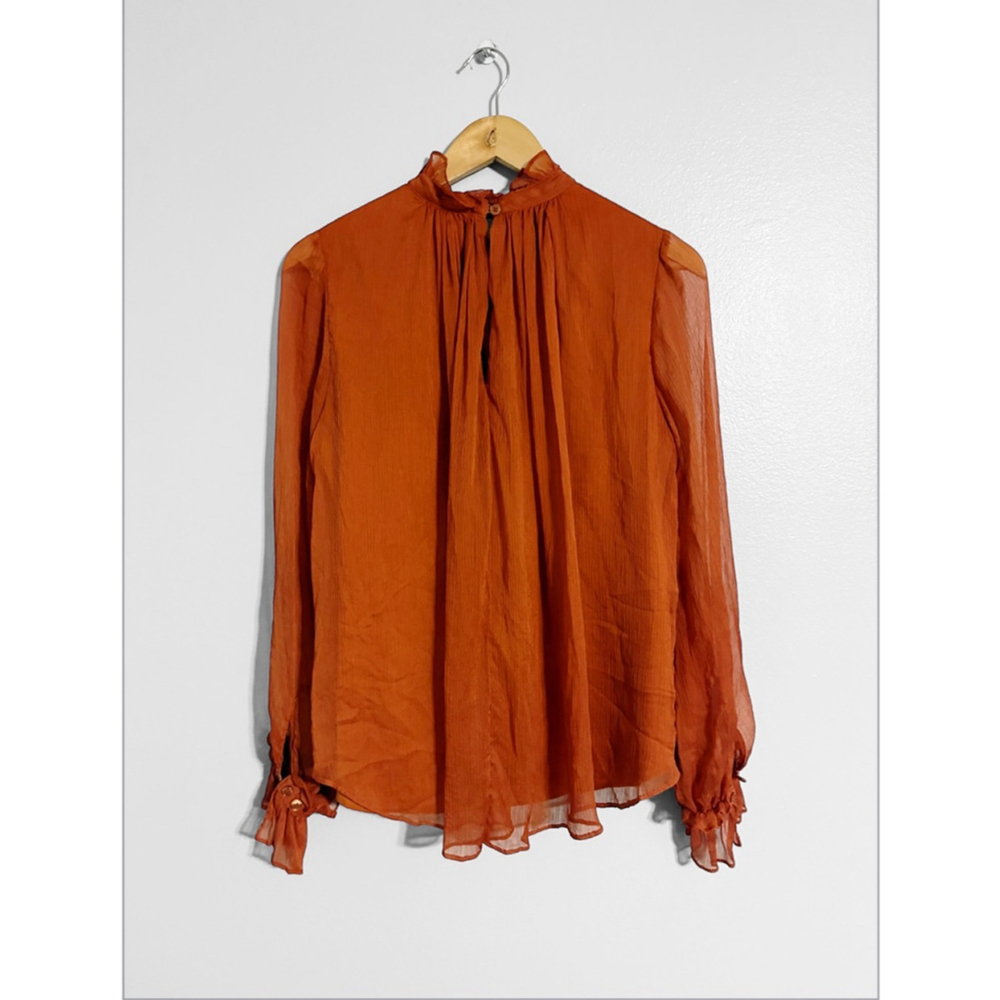 Adam Lippes Tiered Statement Ruffle Top - Picture 10 of 14